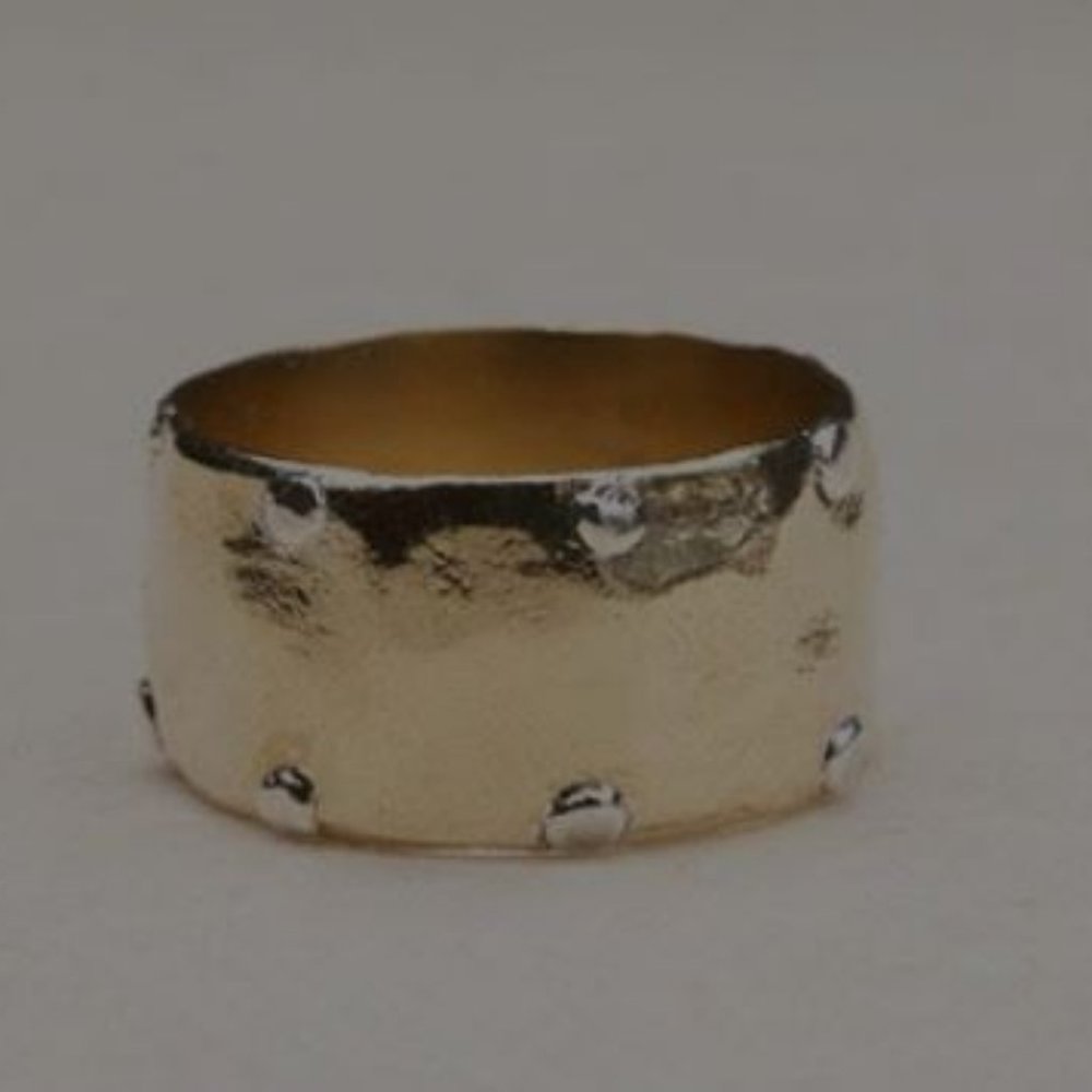 Ionia Rivet-Studded Ring (6) - Picture 2 of 2